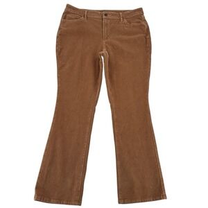 Sonoma Goods For Life Original Fit Boot Cut Corduroy Stretchy Brown Women 34